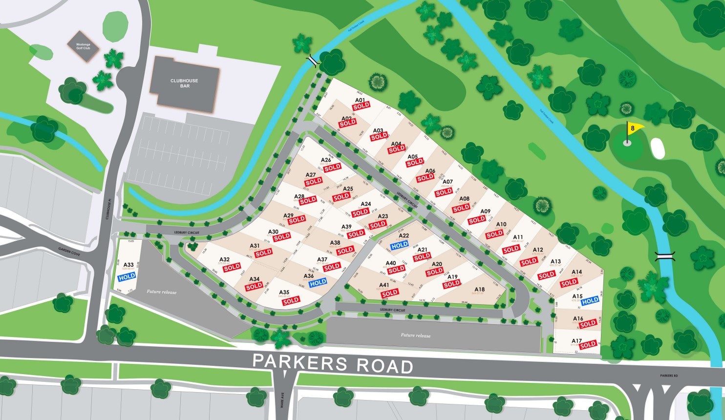 [Land for Sale] Wodonga Golf Club Residential Estate, West Wodonga